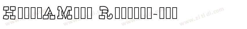HechoAMano Regular字体转换